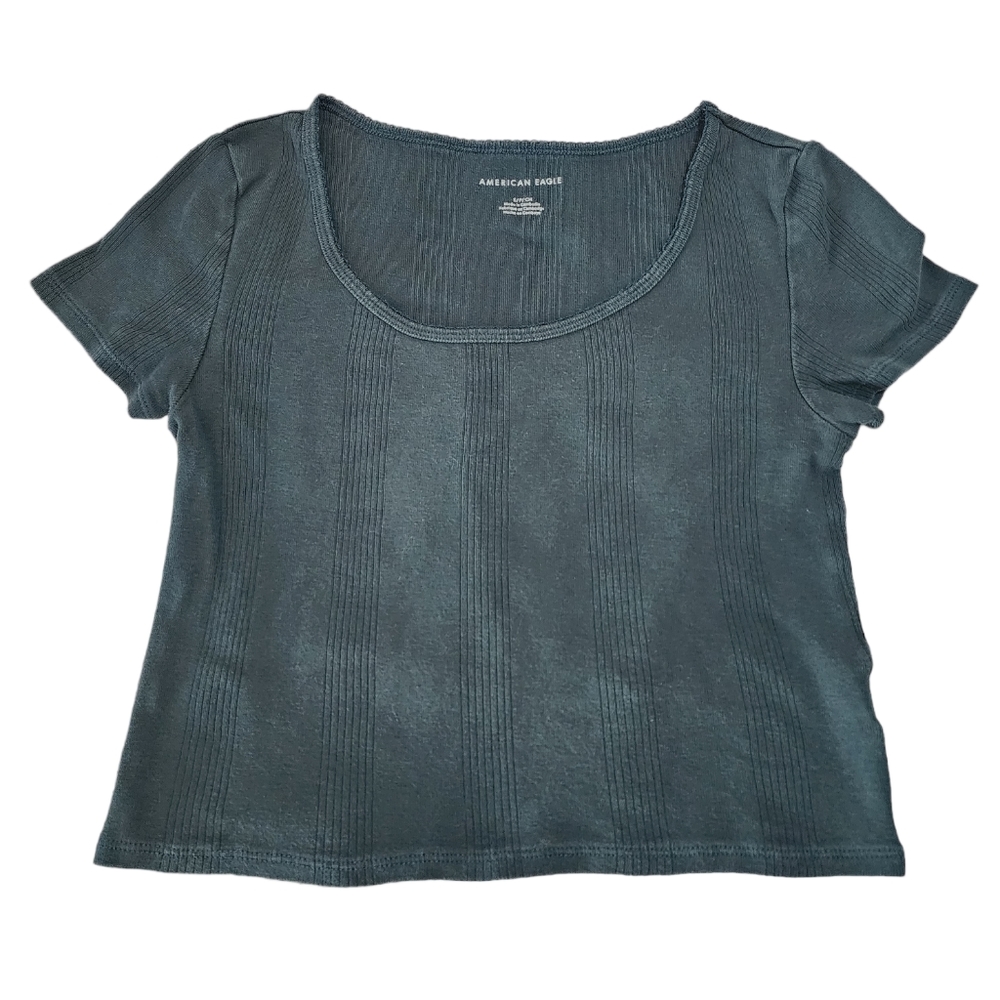 American Eagle Teal Crop Top, Size S